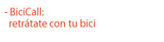 UAM - Bici Call